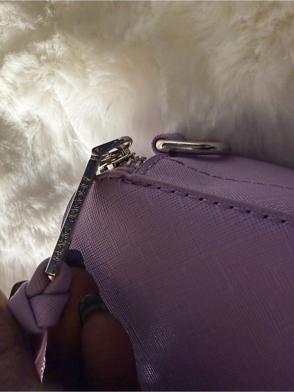 Marc Jacobs Lilac Leather Crossbody Camera Bag with Coin Pouch - Picture 8 of 9